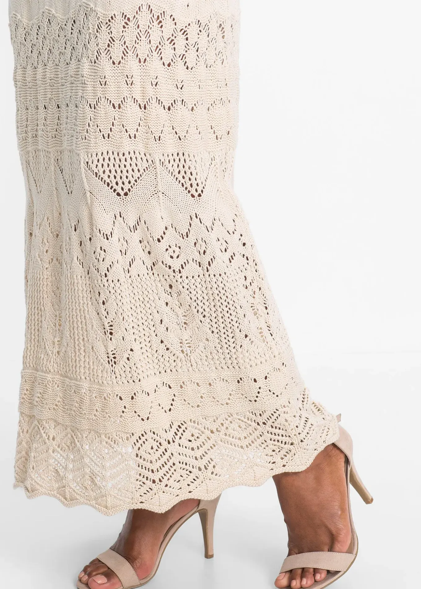 Robe en maille ajourée