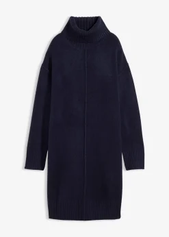 Robe en maille avec couture décorative