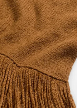 Robe en maille avec franges à la base