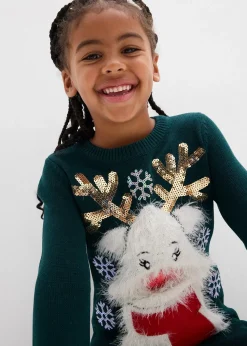 Robe en maille avec sac (ens. 2 pces)