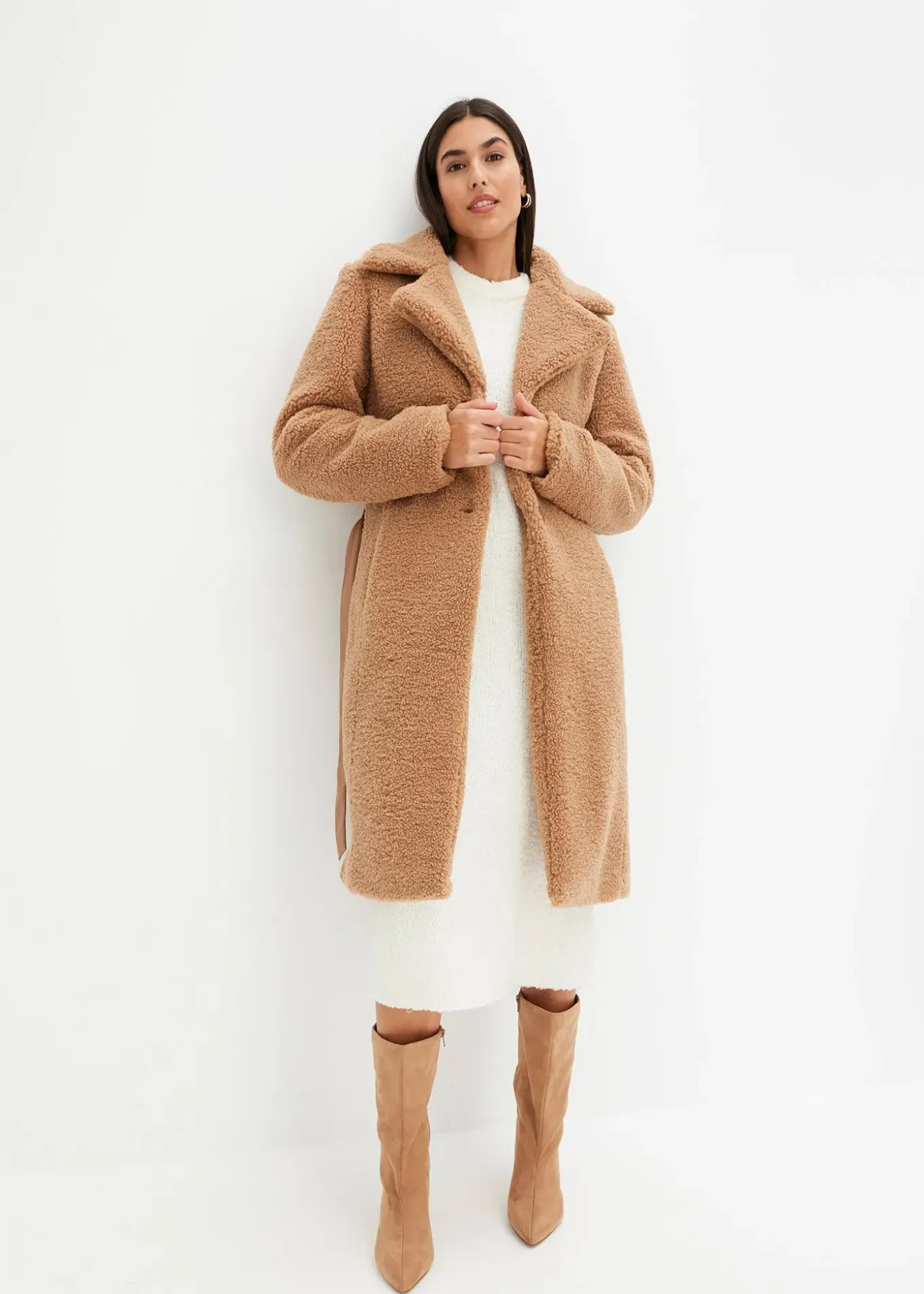 Robe en maille bouclette