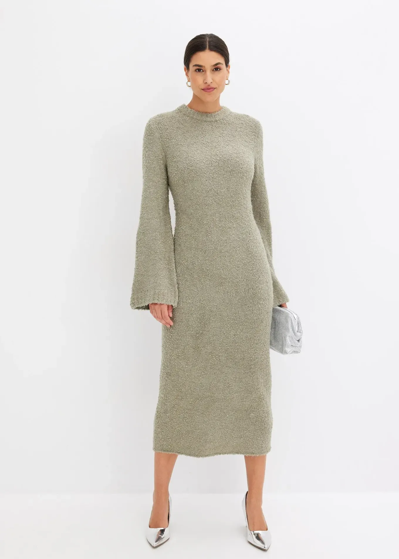 Robe en maille bouclette