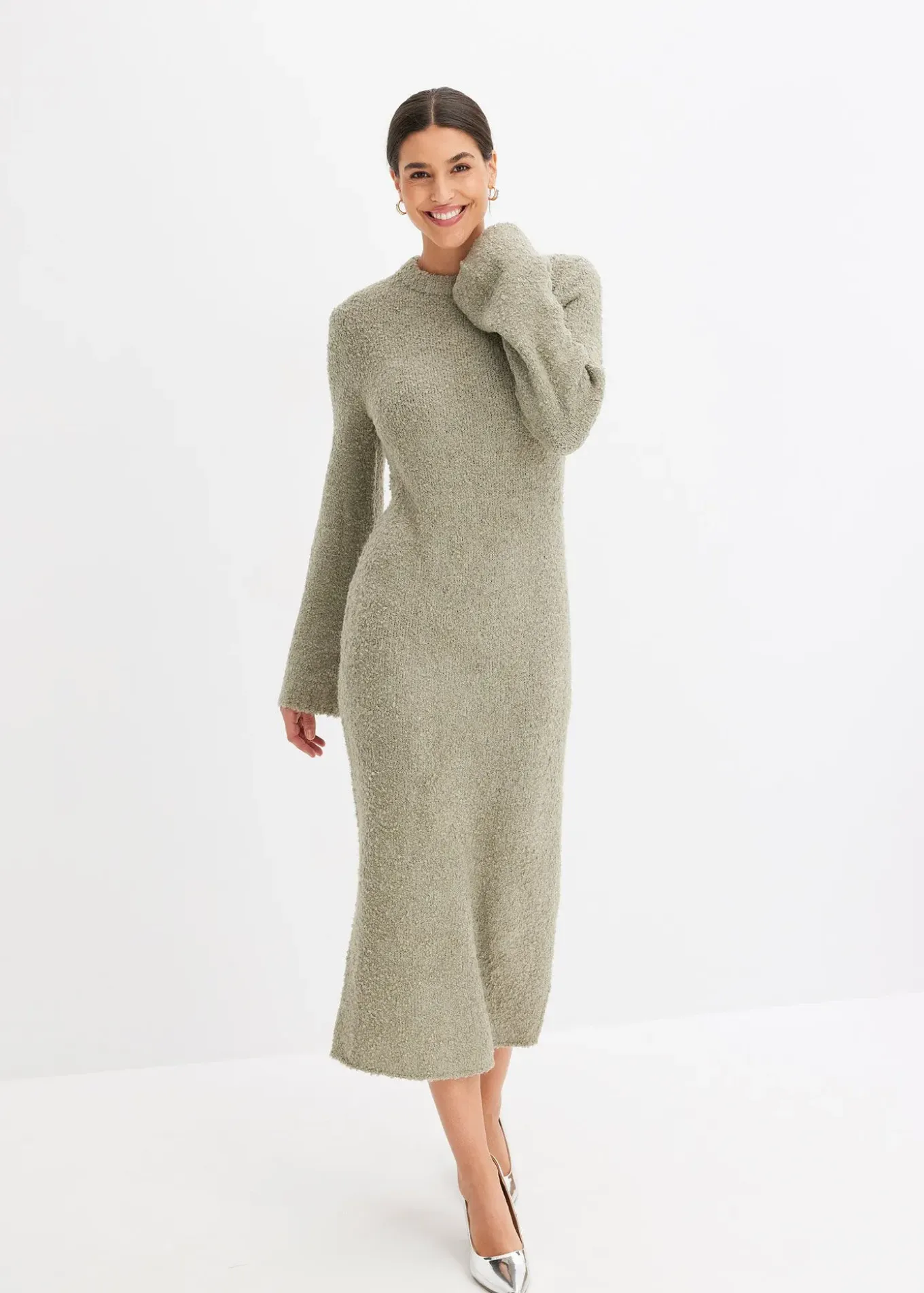 Robe en maille bouclette