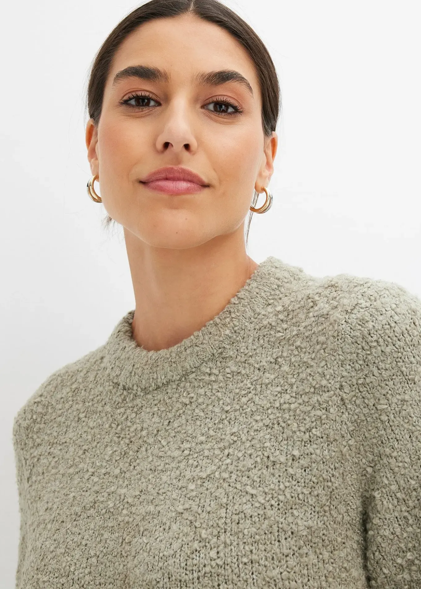 Robe en maille bouclette