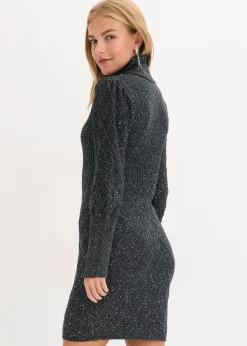 Robe en maille brillante