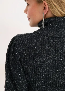 Robe en maille brillante