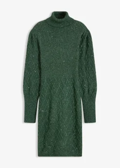 Robe en maille brillante