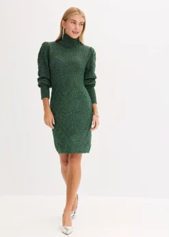 Robe en maille brillante