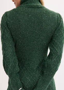 Robe en maille brillante