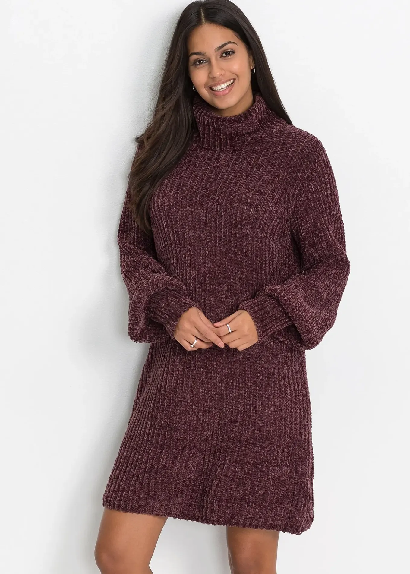 Robe en maille chenille