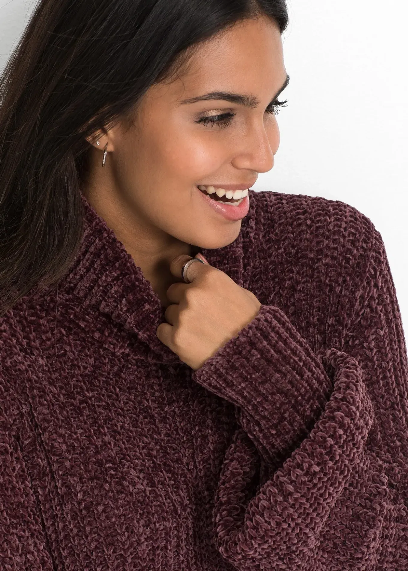 Robe en maille chenille