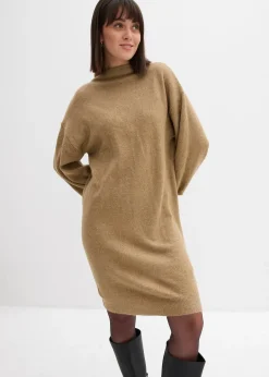 Robe en maille chinée