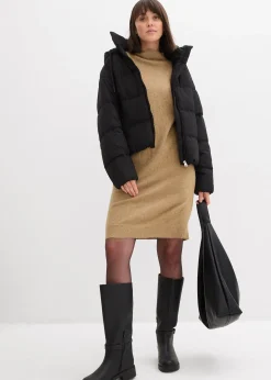 Robe en maille chinée