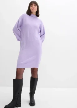 Robe en maille chinée