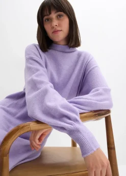 Robe en maille chinée