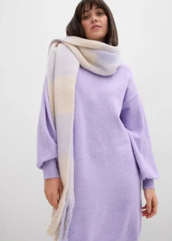 Robe en maille chinée