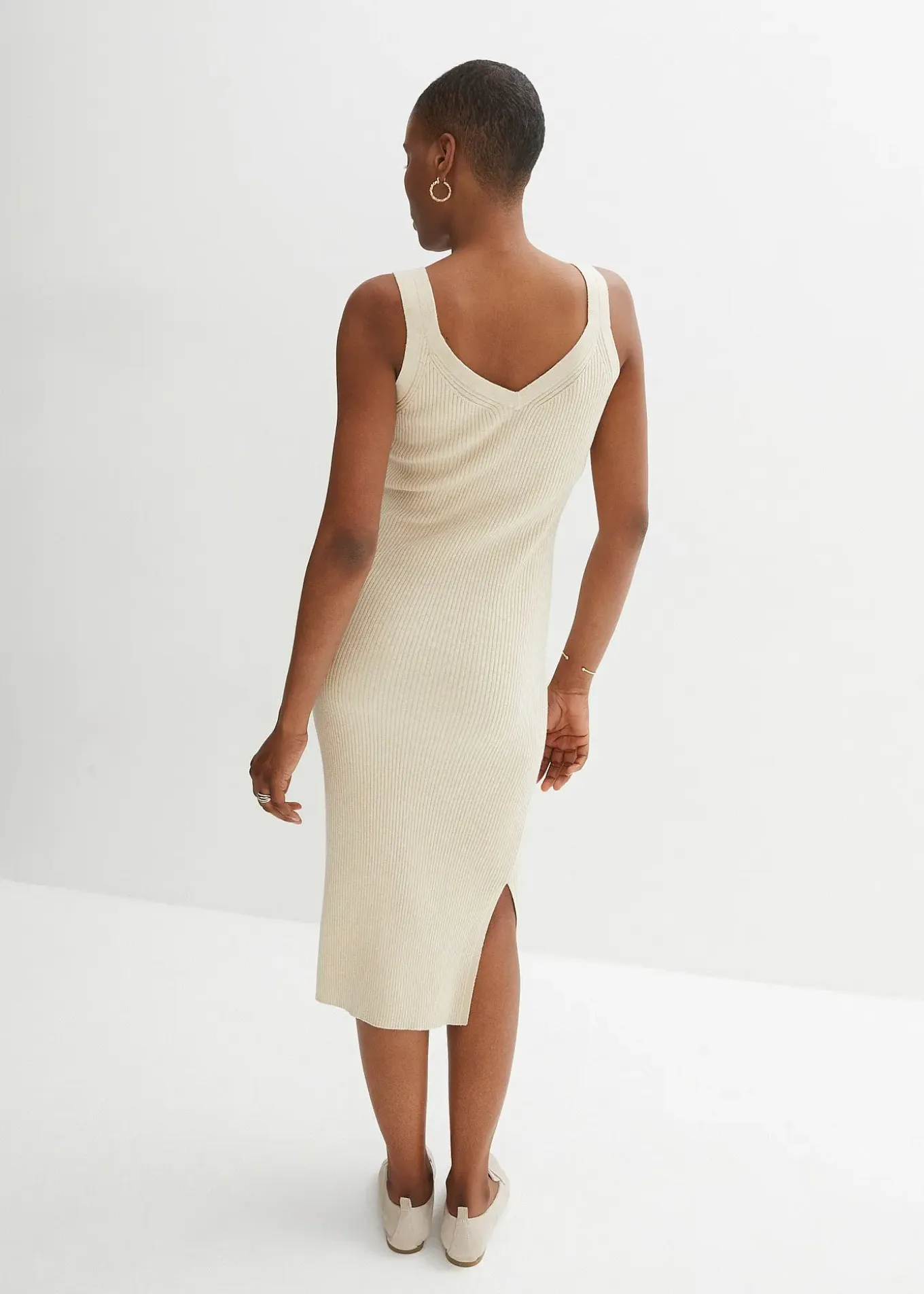 Robe en maille coton et soie