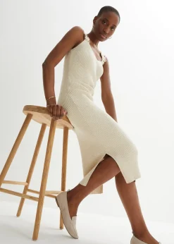 Robe en maille coton et soie