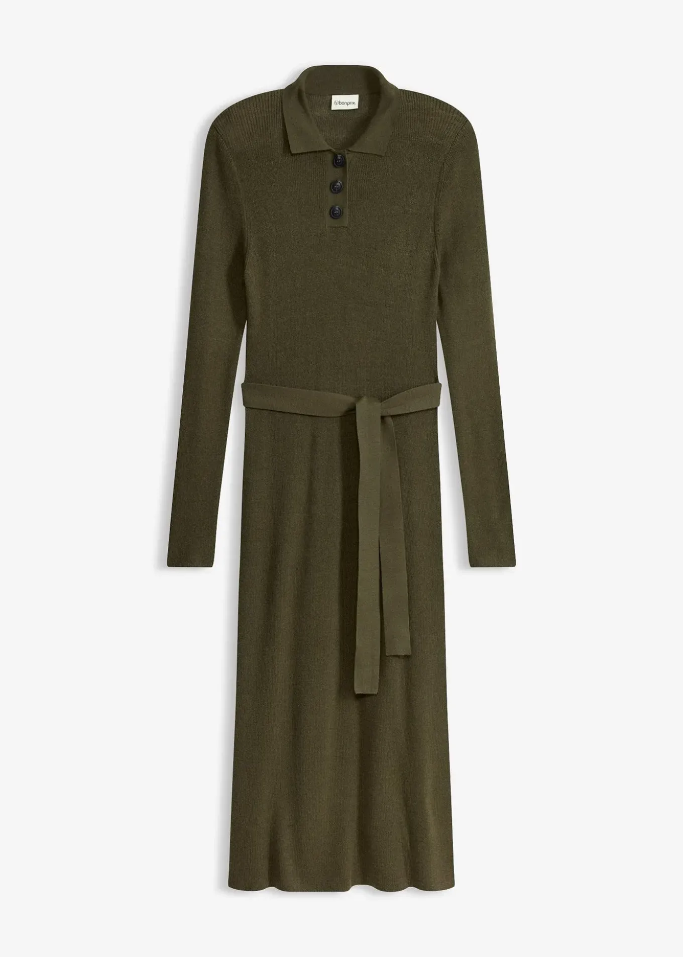 Robe en maille côtelée