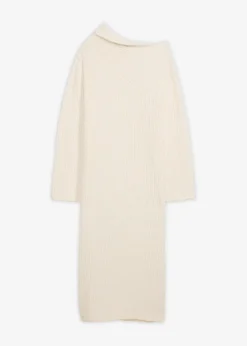 Robe en maille côtelée