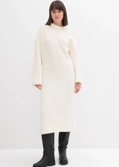 Robe en maille côtelée