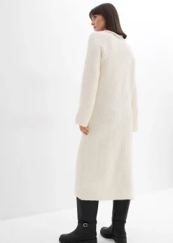 Robe en maille côtelée