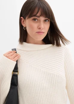 Robe en maille côtelée