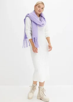 Robe en maille côtelée