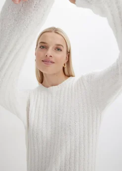 Robe en maille côtelée