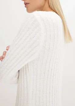 Robe en maille côtelée