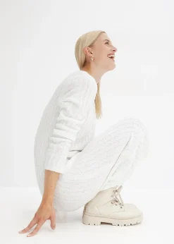 Robe en maille côtelée