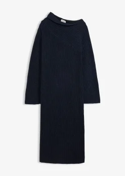 Robe en maille côtelée