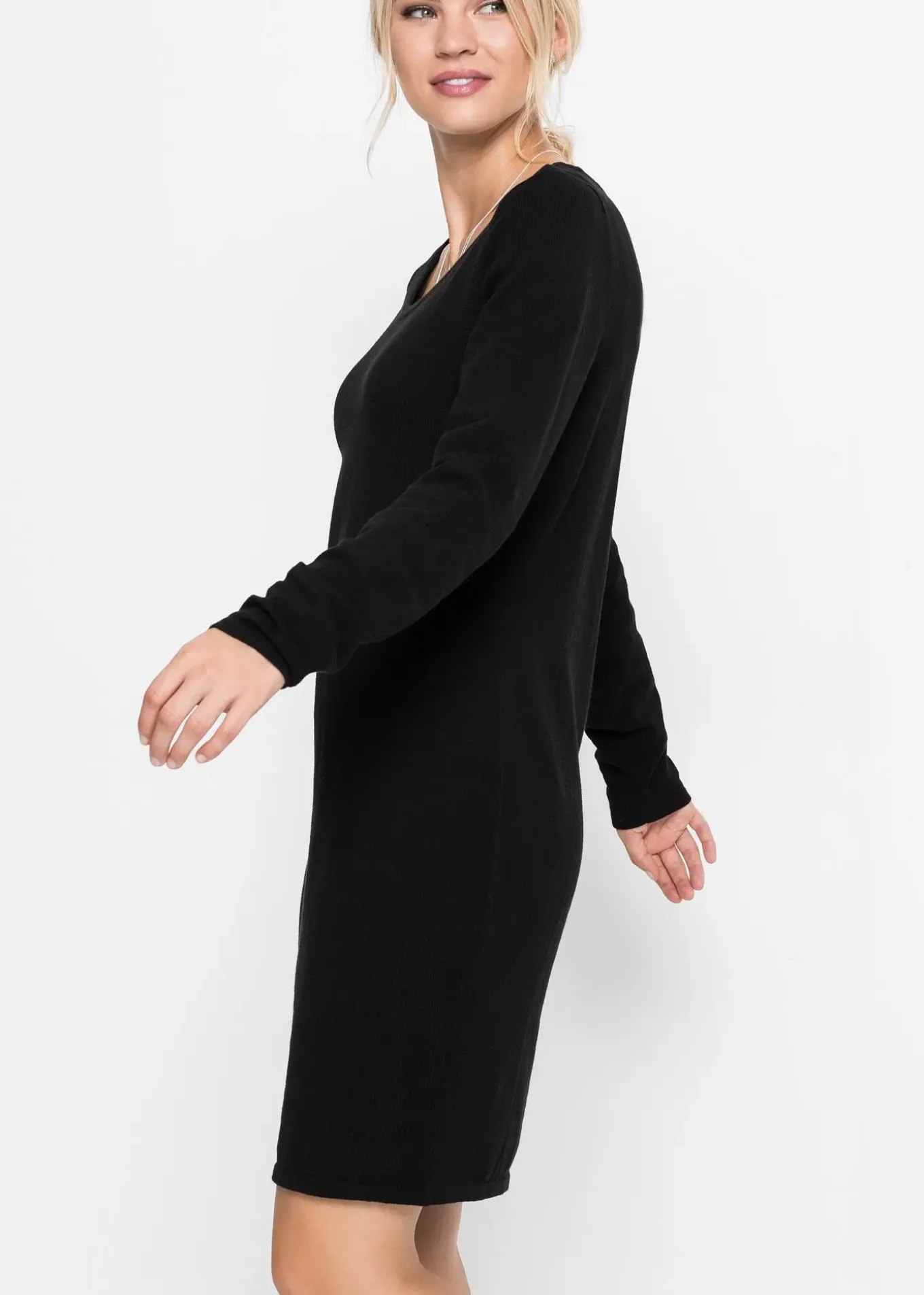 Robe en maille dans une coupe décontractée