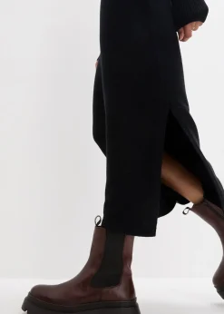 Robe en maille de laine mérinos