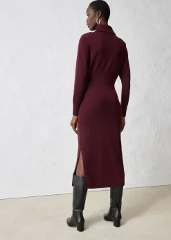 Robe en maille de laine mérinos