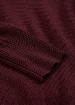 Robe en maille de laine mérinos