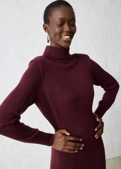 Robe en maille de laine mérinos