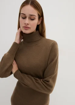 Robe en maille de laine mérinos