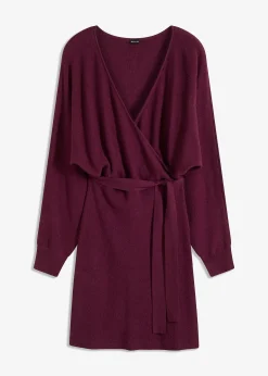 Robe en maille de viscose mélangée