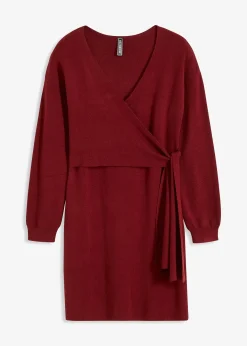 Robe en maille de viscose mélangée