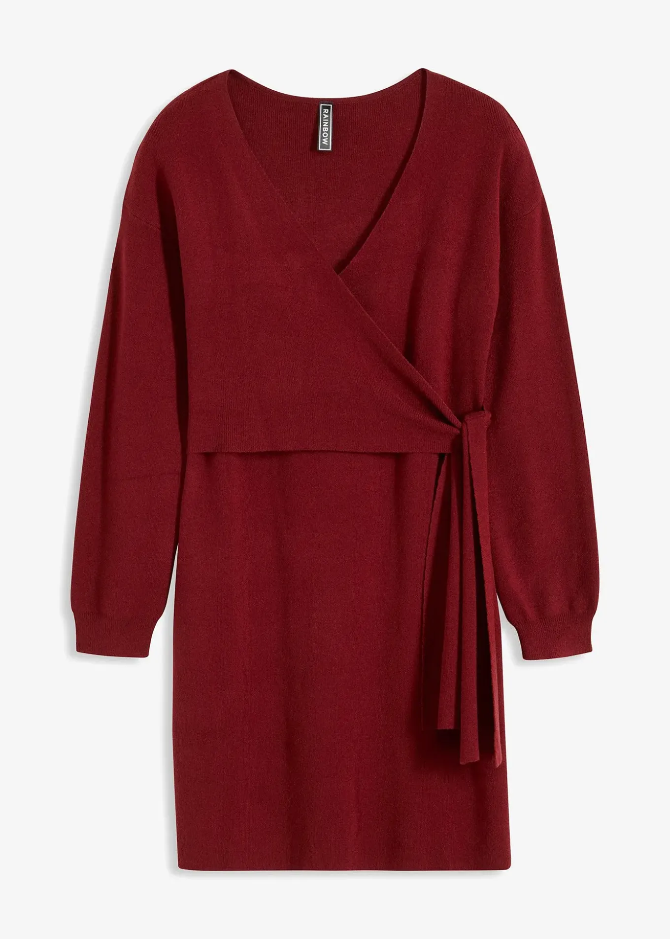 Robe en maille de viscose mélangée