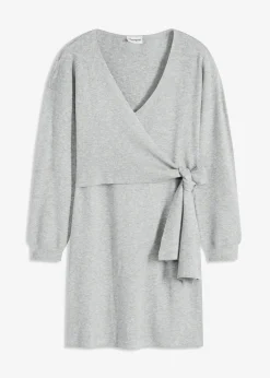 Robe en maille de viscose mélangée