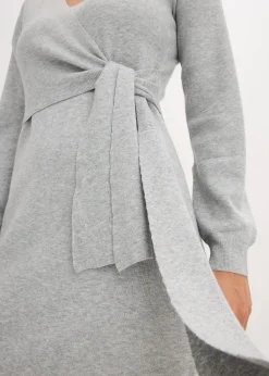 Robe en maille de viscose mélangée