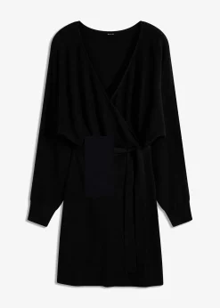 Robe en maille de viscose mélangée