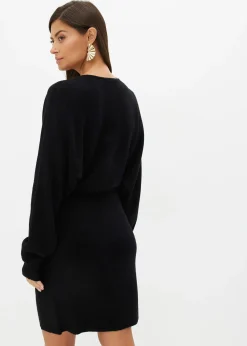 Robe en maille de viscose mélangée