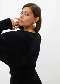 Robe en maille de viscose mélangée