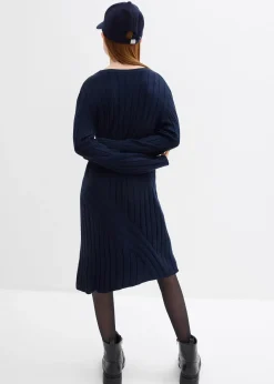 Robe en maille douce, viscose mélangée