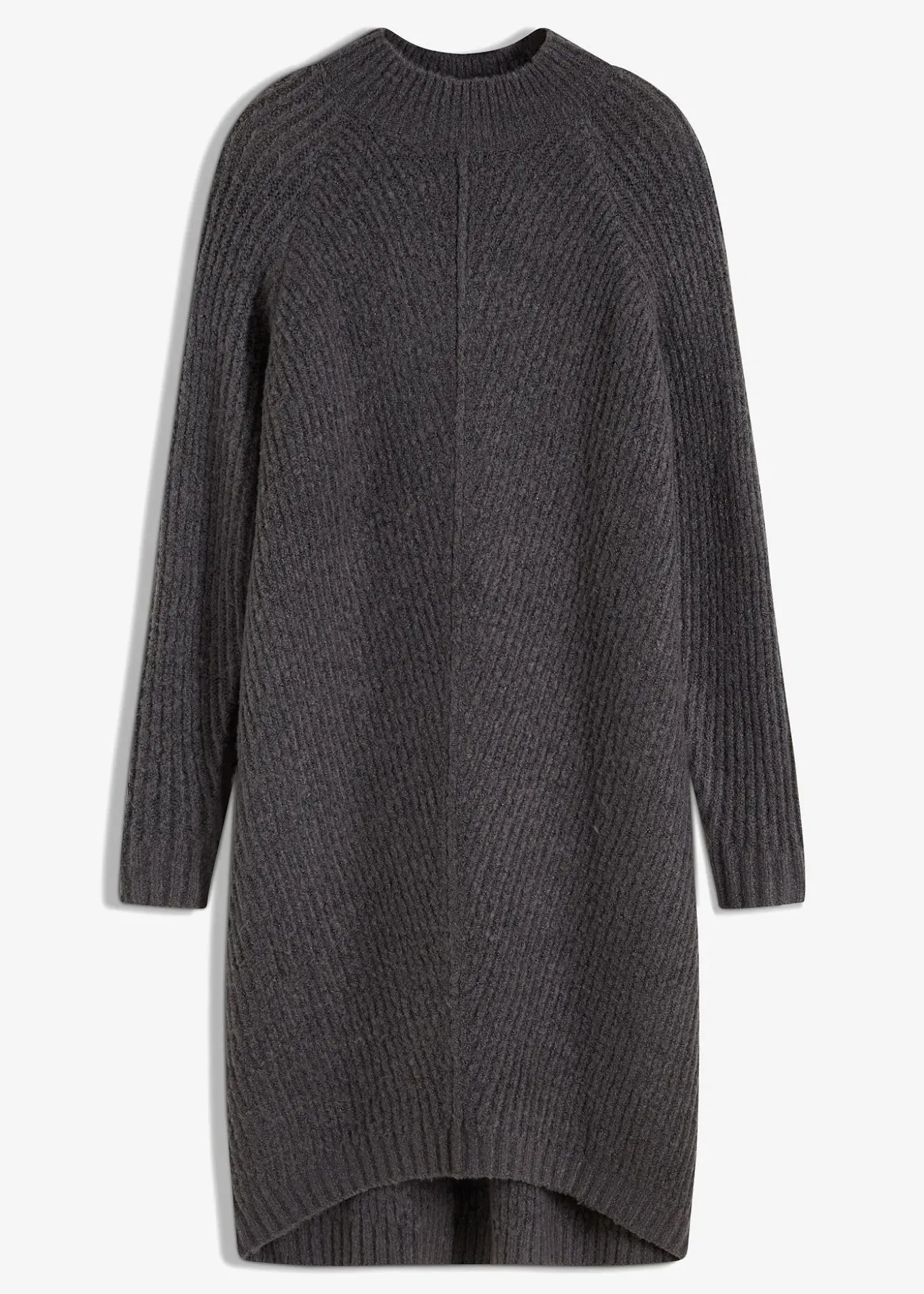 Robe en maille longue derrière