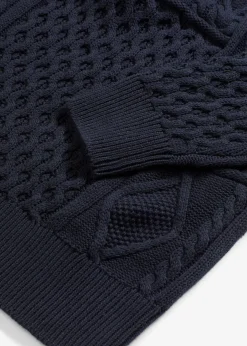 Robe en maille torsadée