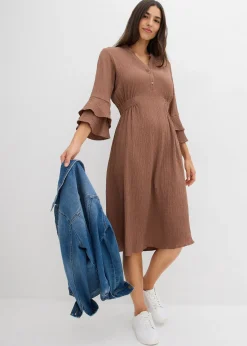 Robe en matière texturée